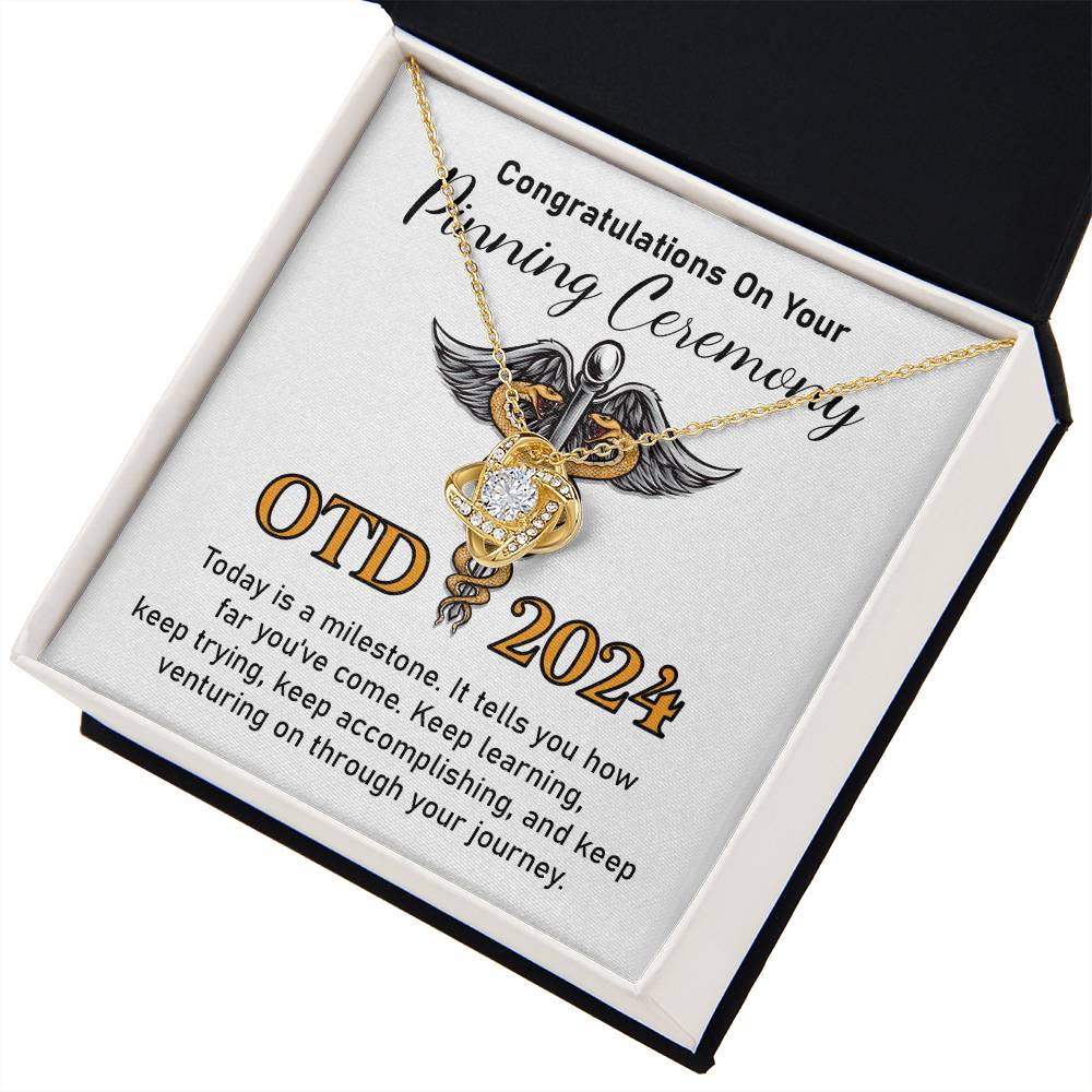 Custom OTD Graduation Necklace Gift for Pinning Ceremony