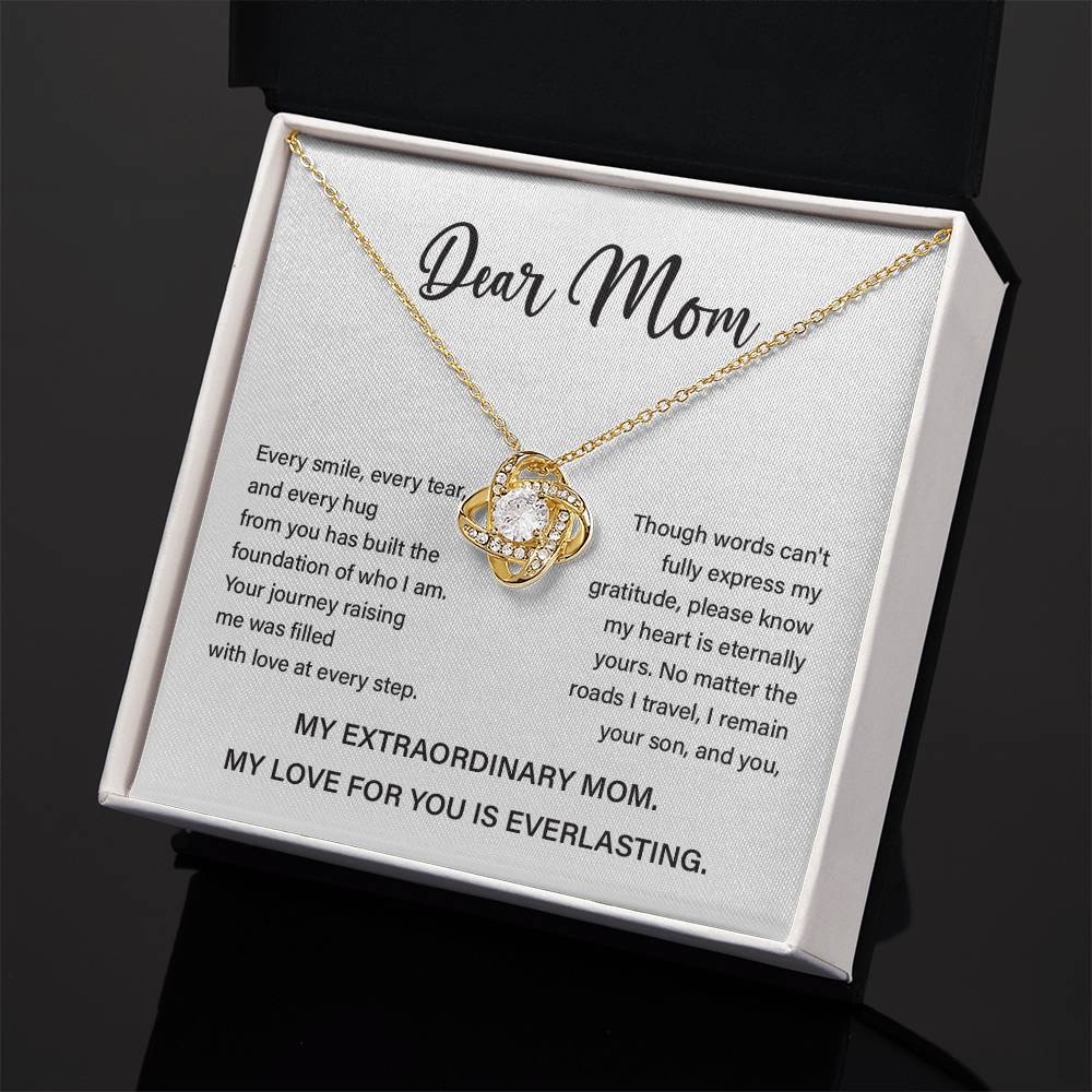 Necklace with Everlasting Love Message for Mom