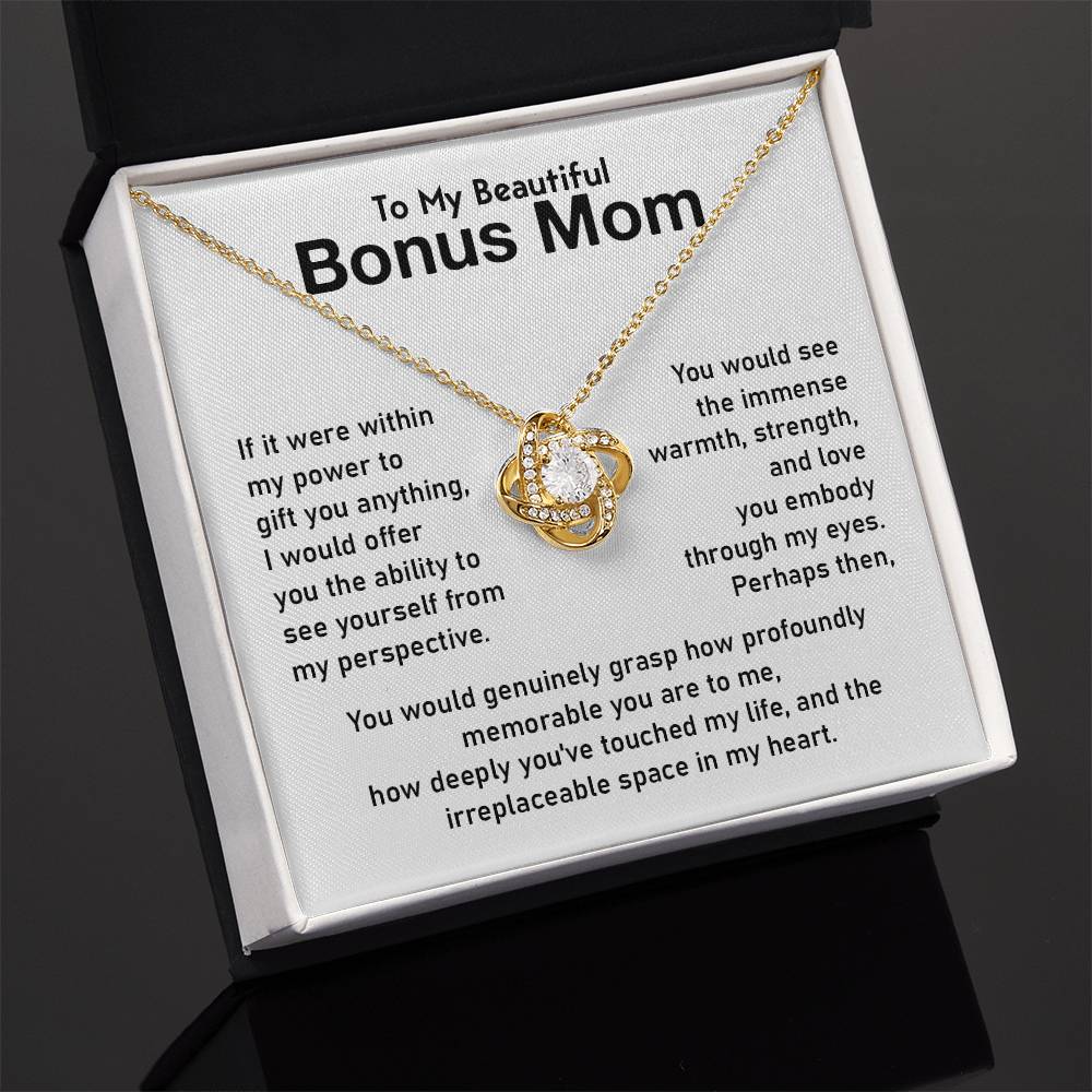 Bonus Mom Jewelry Gift With Emotional Message Card