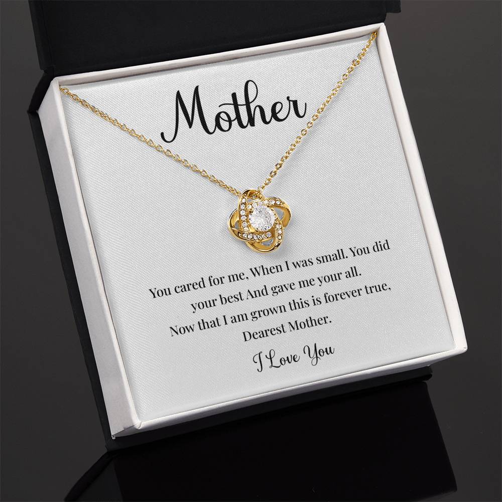 Mother Necklace Gift With Loving Pendant And Jewelry Box