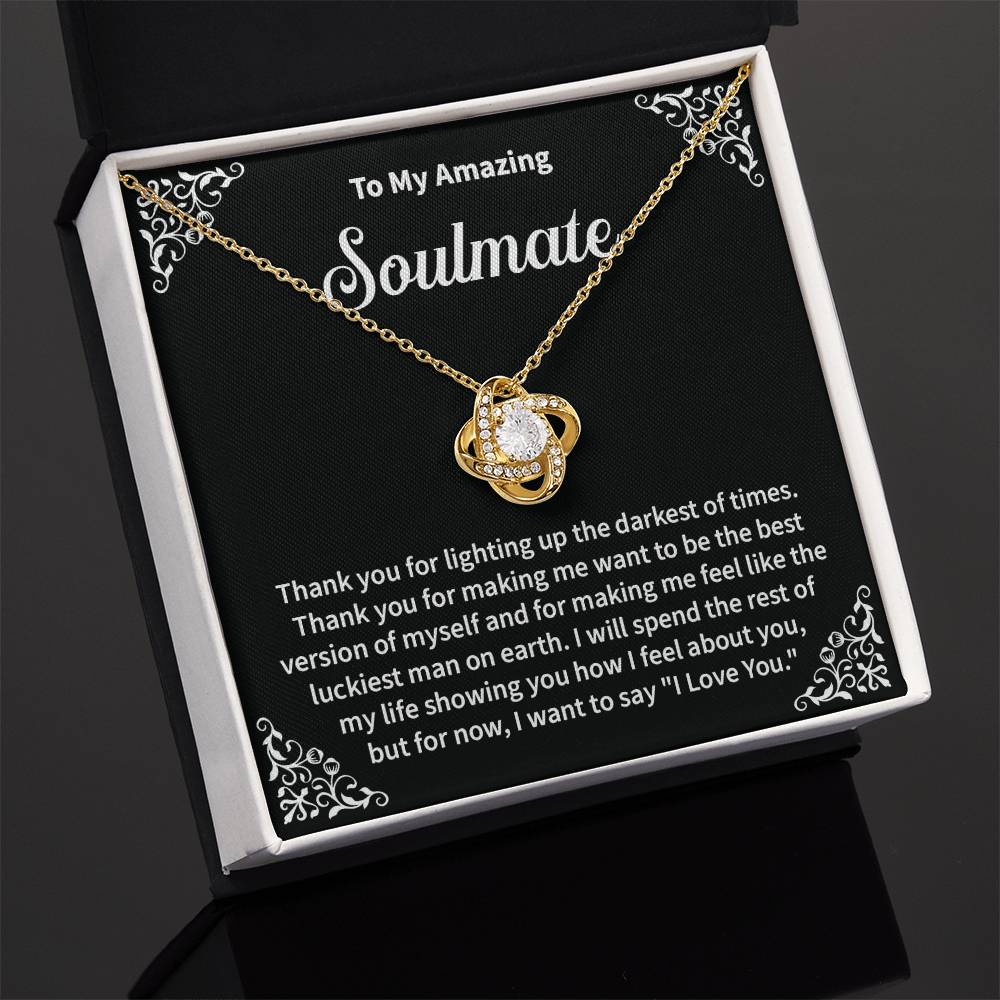 Soulmate Necklace for Her – Romantic Gift for Women