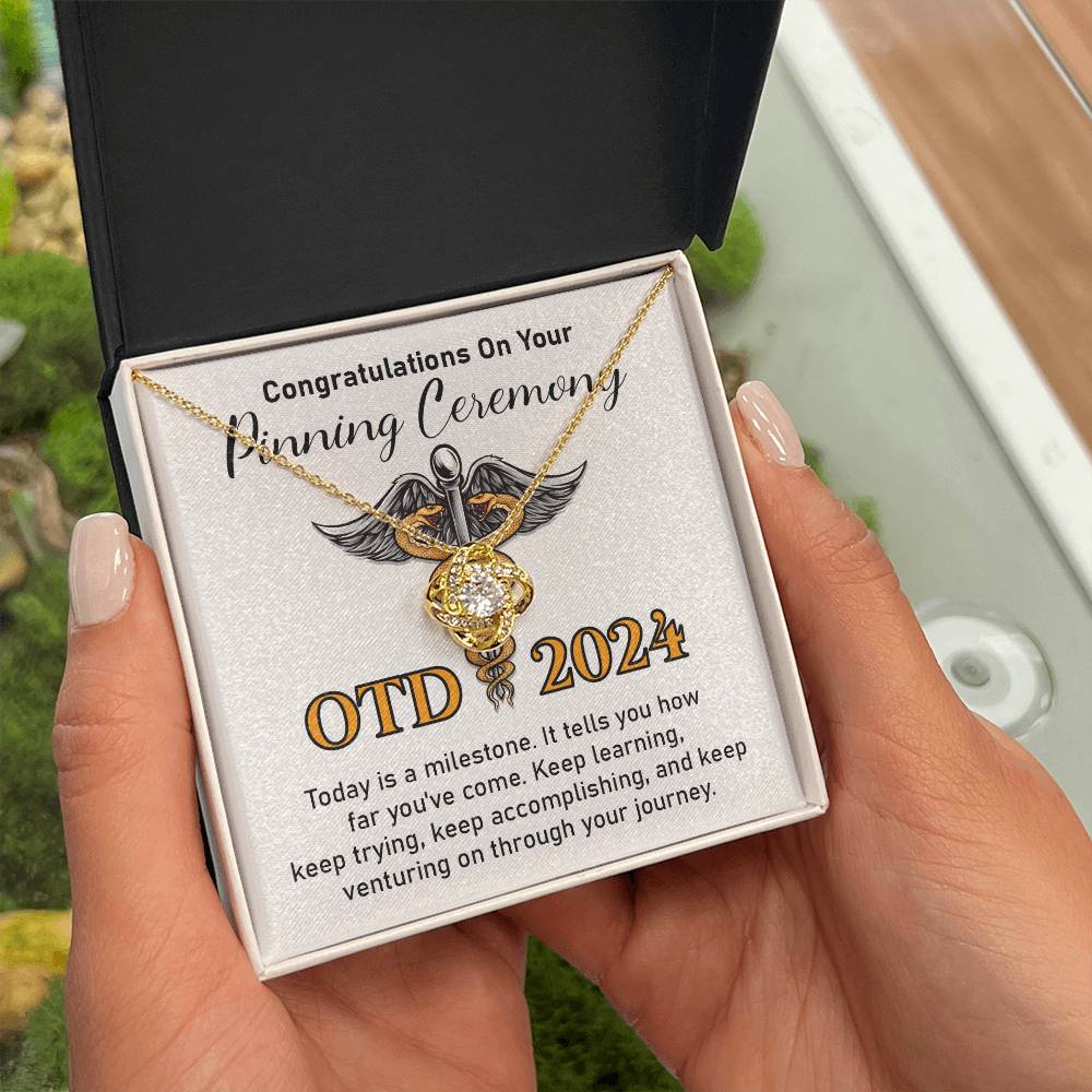 Custom OTD Graduation Necklace Gift for Pinning Ceremony
