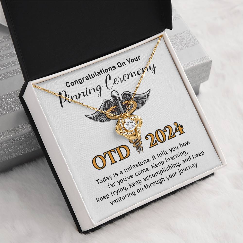 Custom OTD Graduation Necklace Gift for Pinning Ceremony