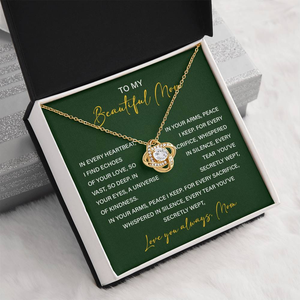 Necklace For Mom From Children With Meaningful Gift Box
