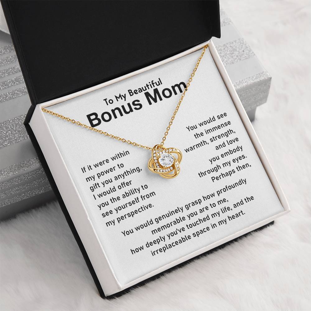 Bonus Mom Jewelry Gift With Emotional Message Card