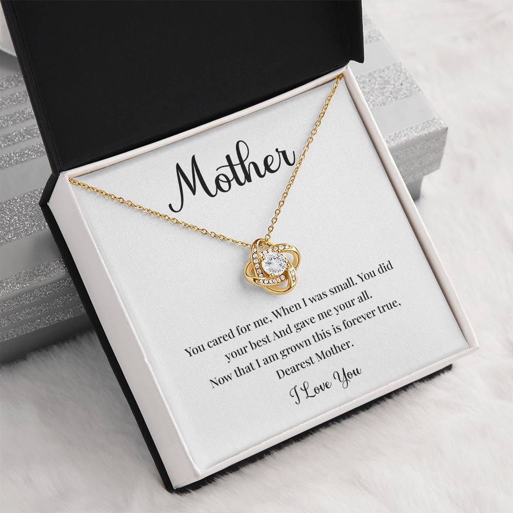 Mother Necklace Gift With Loving Pendant And Jewelry Box