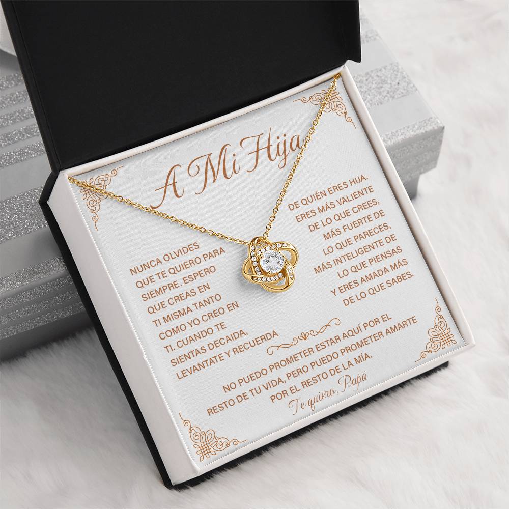 Collar de Papá a Hija – Regalo con Mensaje Inspirador