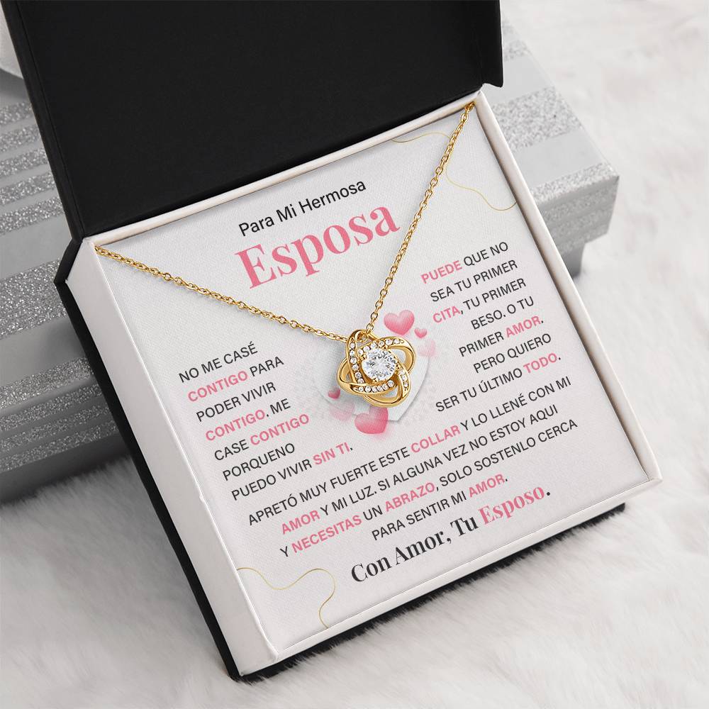 Collar para Esposa con Tarjeta de Amor de Esposo