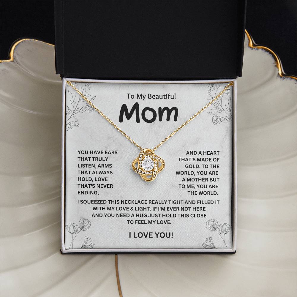 Necklace Gift for Mom from Daughter – Gift Box Included