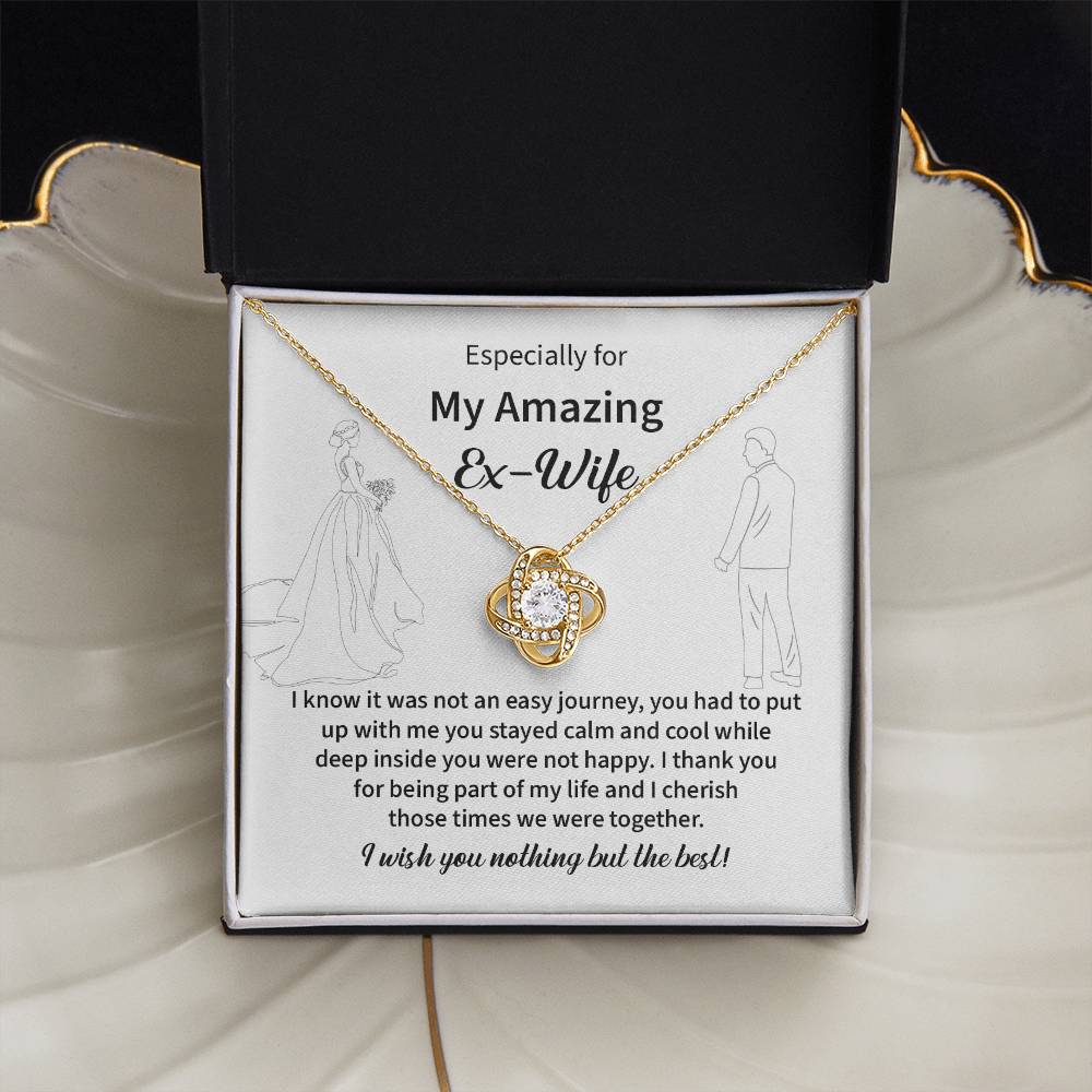 Thoughtful Ex-Wife Necklace Gift with Message Card