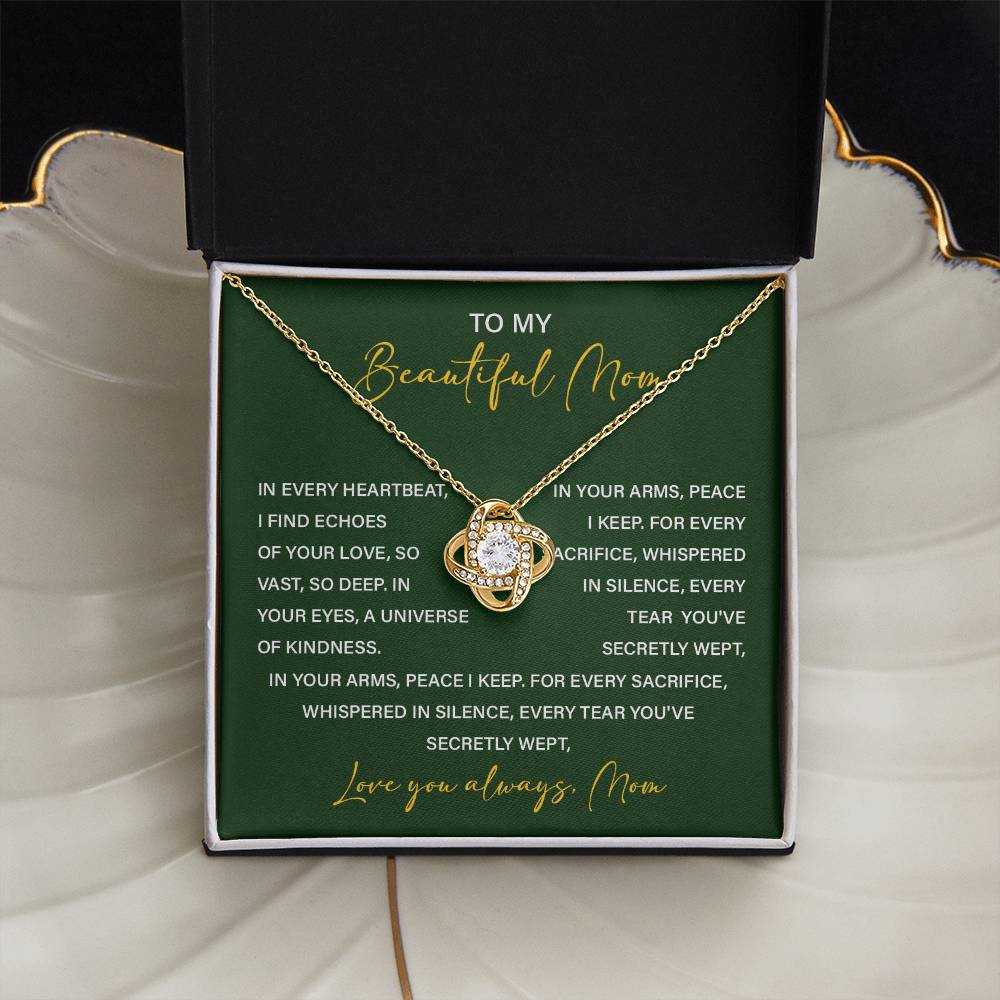 Necklace For Mom From Children With Meaningful Gift Box