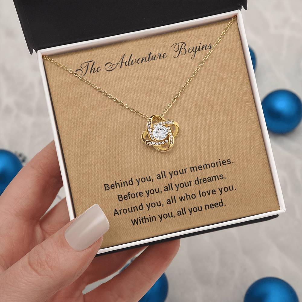 Graduation Necklace Gift for Her – Adventure Begins