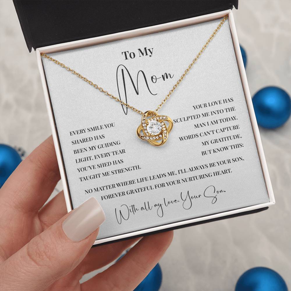 Meaningful Necklace for Mom from Son with Message Card