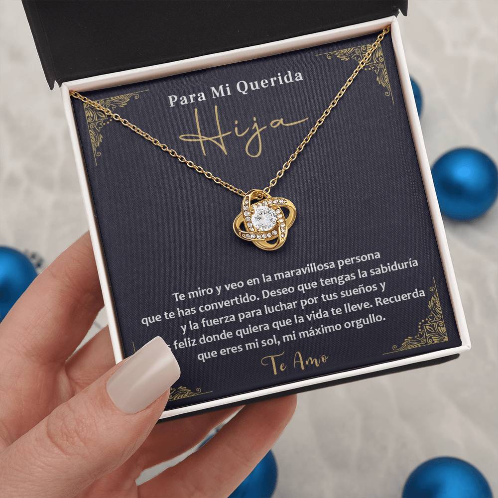 Collar Para Mi Querida Hija – Mensaje de Orgullo y Amor