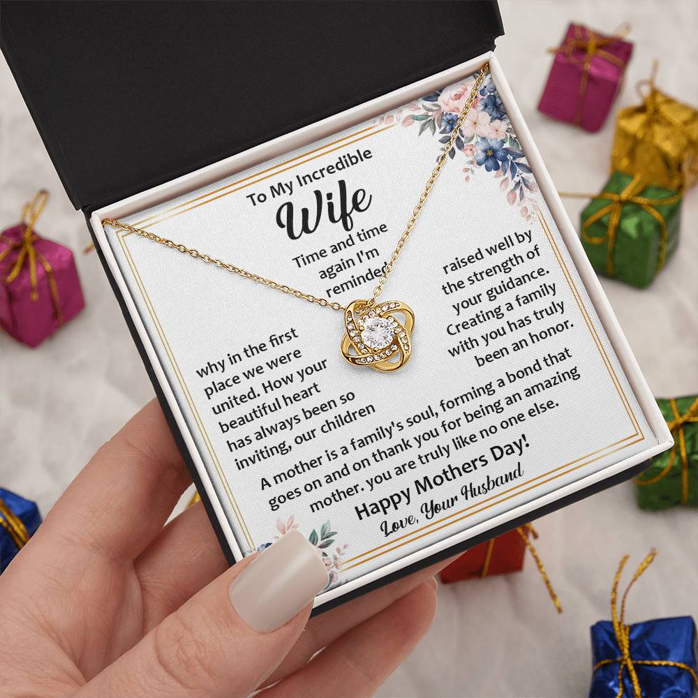 Mother’s Day Necklace Gift for Wife from Husband