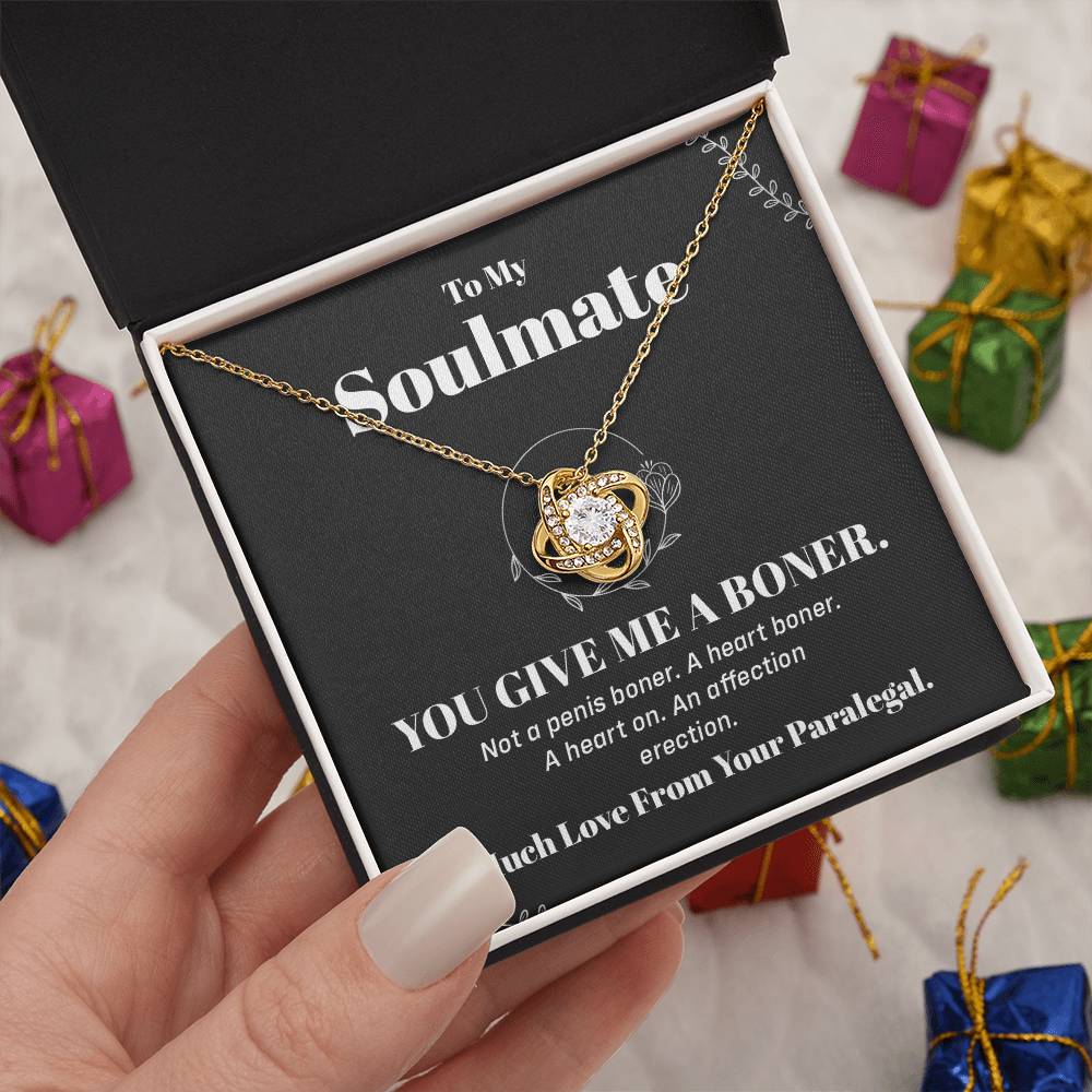 Funny Paralegal Necklace Gift for Soulmate