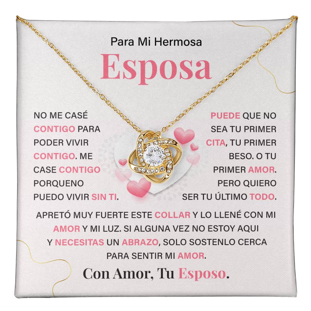 Collar para Esposa con Tarjeta de Amor de Esposo