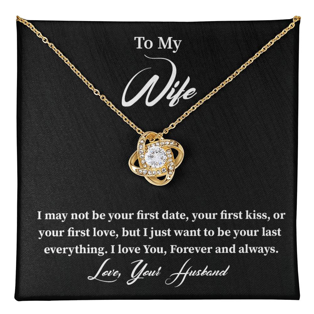 Wife Necklace Gift from Husband with Card & Gift Box