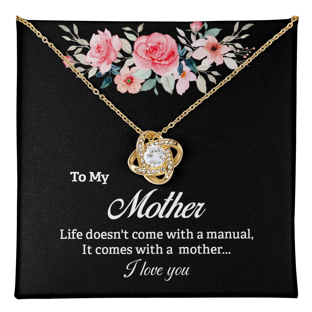 Mother Necklace Gift with Sentimental Message Card