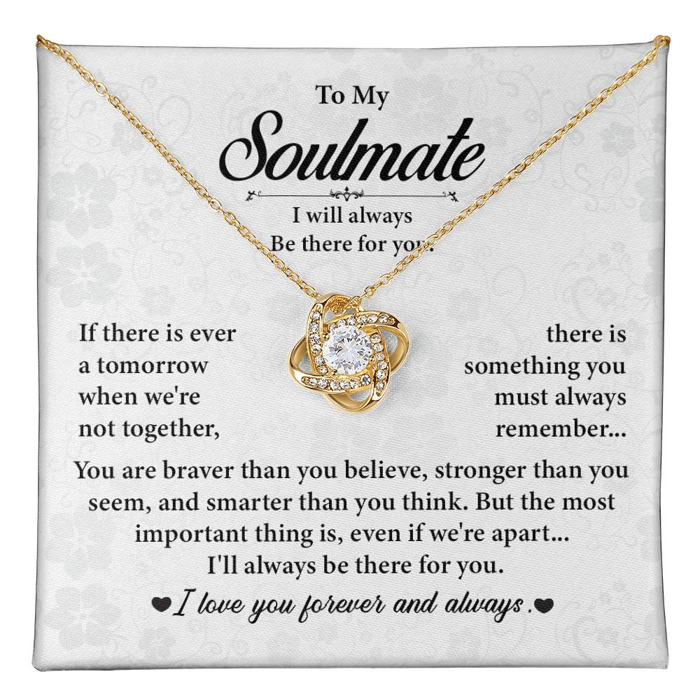 Soulmate Necklace Gift for Her – Message Card Box