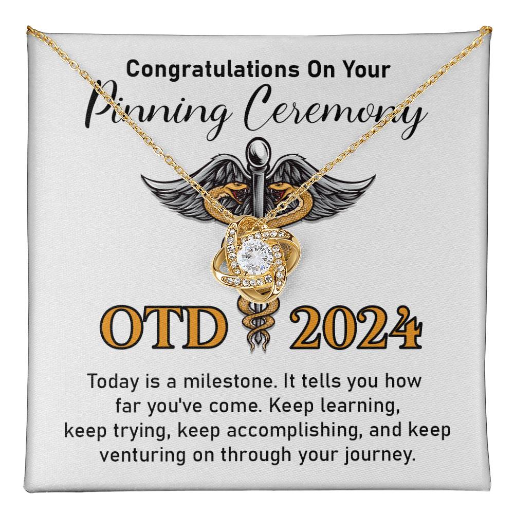 Custom OTD Graduation Necklace Gift for Pinning Ceremony