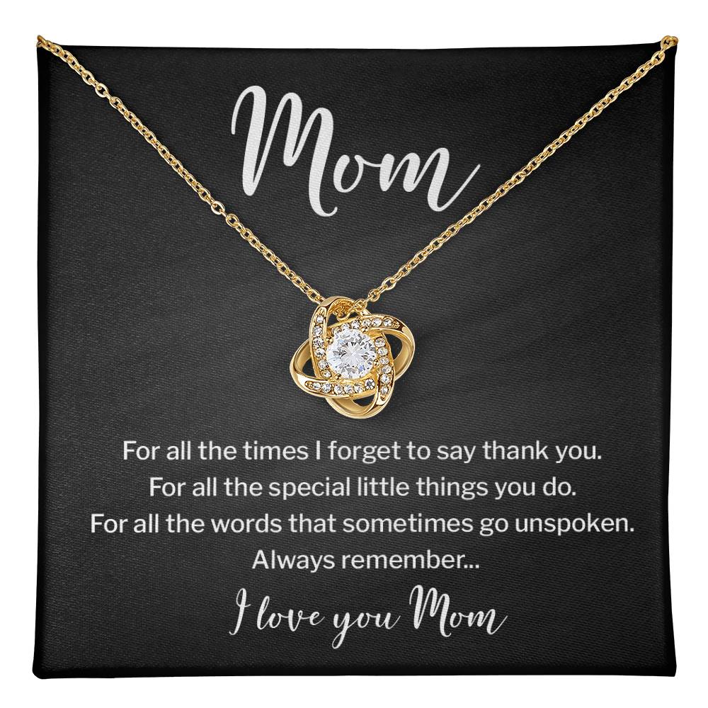 Necklace for Mom With Heartfelt Message & Elegant Box