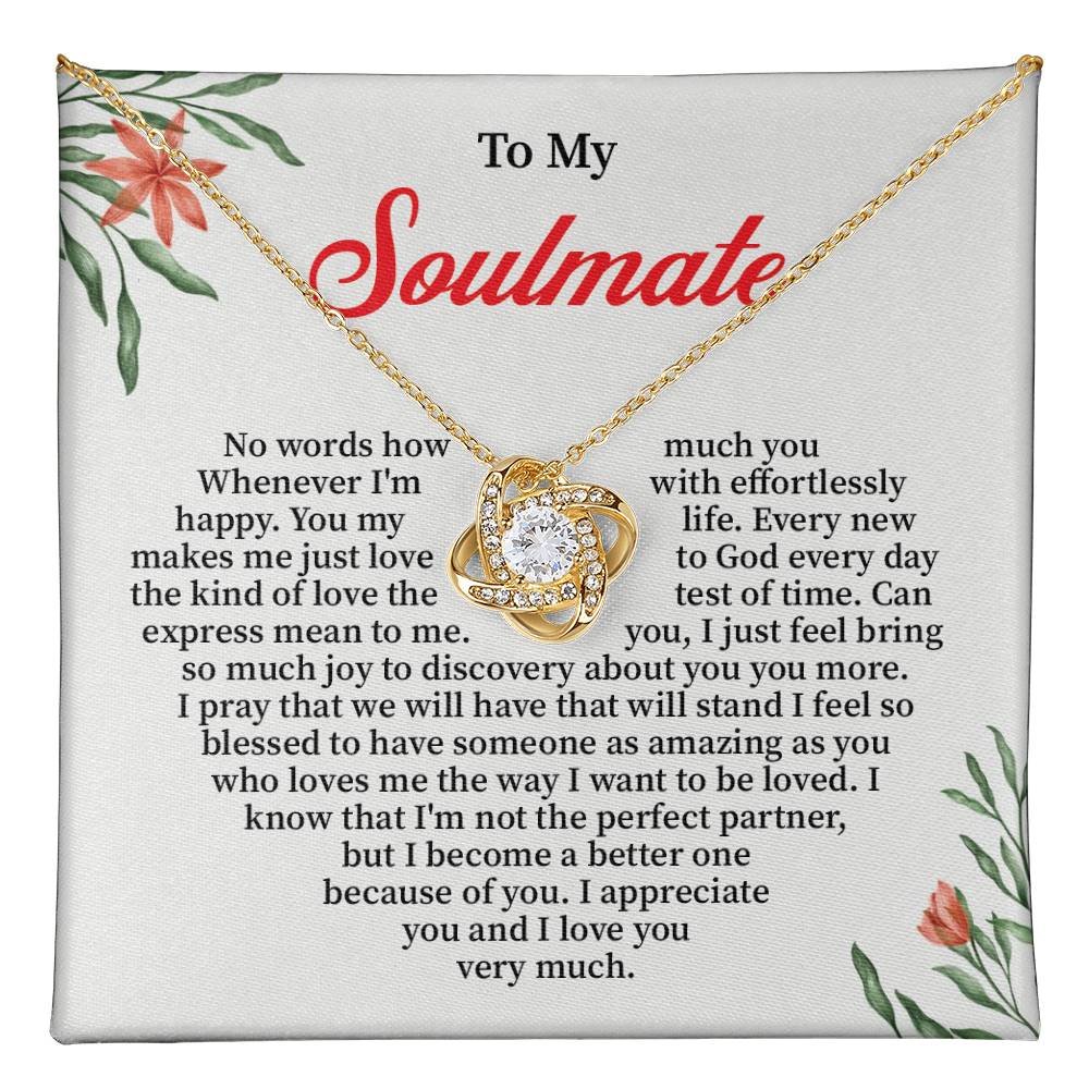 Romantic Soulmate Gift for Her – Message Card & Box