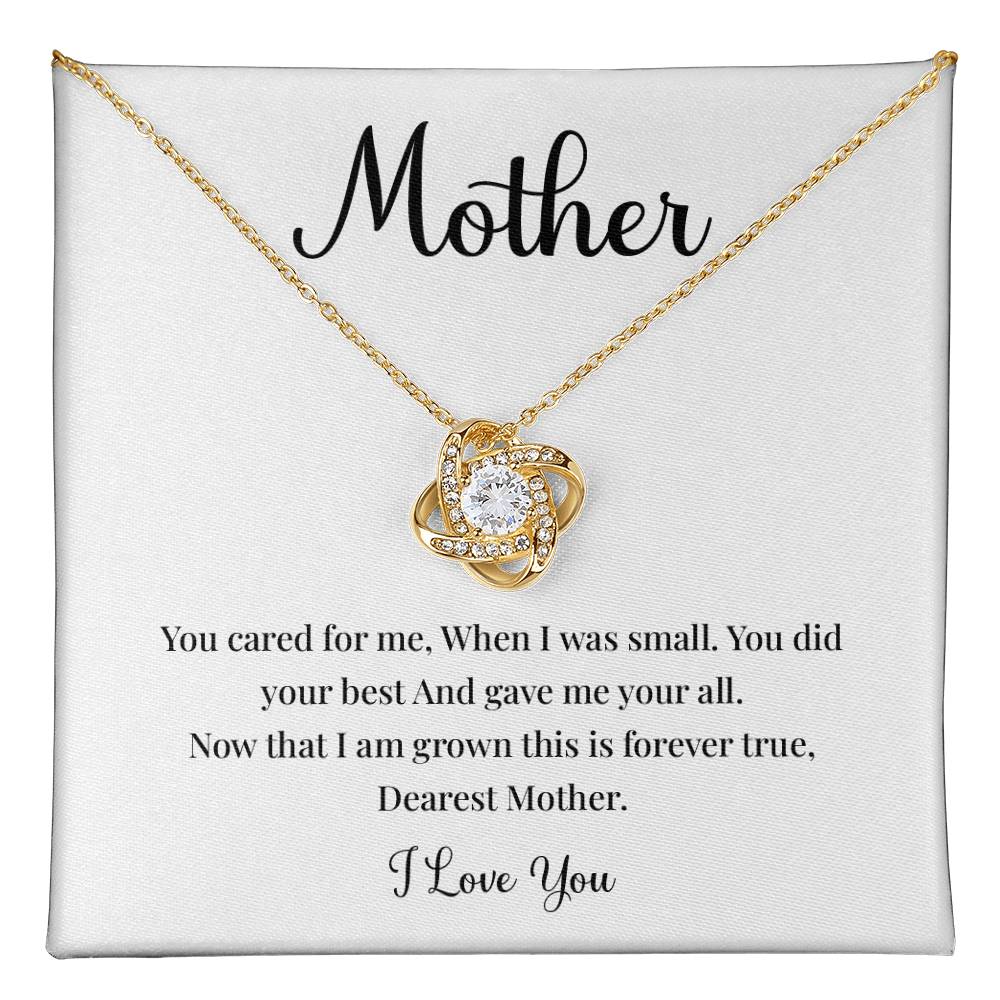 Mother Necklace Gift With Loving Pendant And Jewelry Box