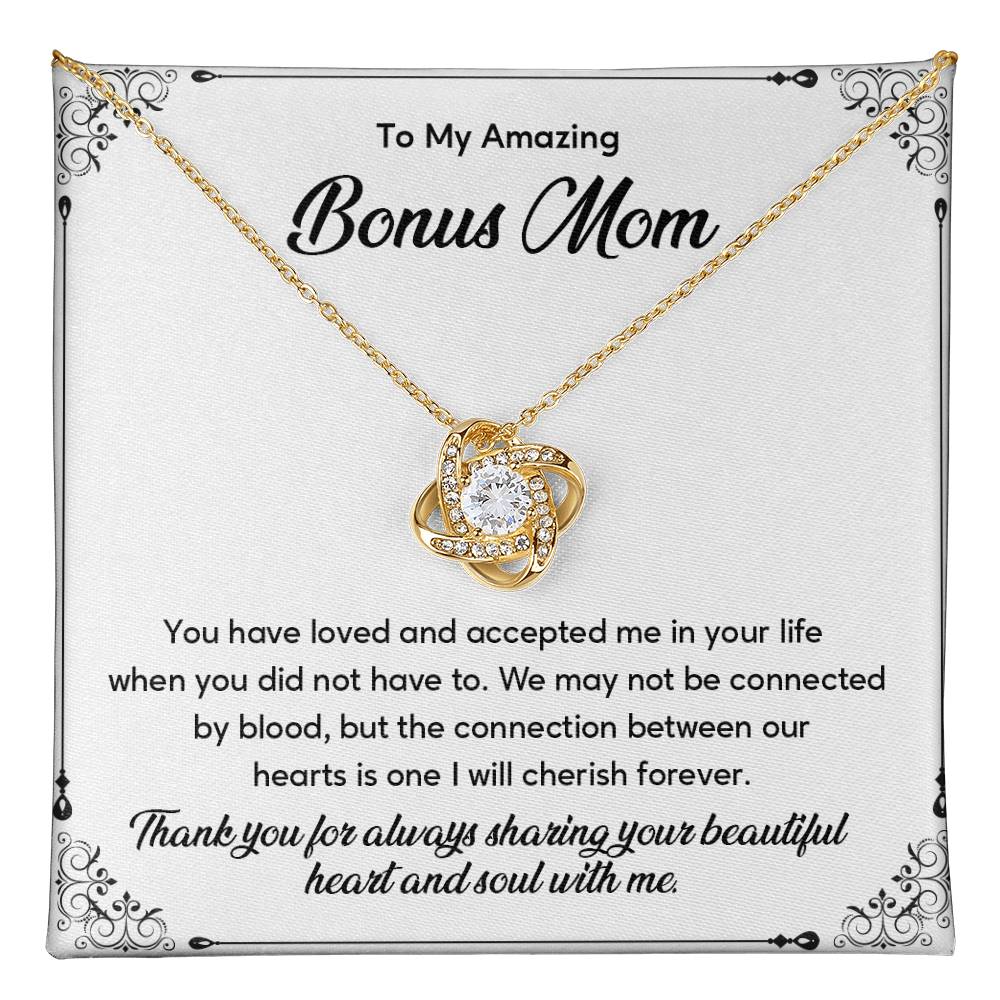Bonus Mom Necklace Gift from Stepdaughter or Son