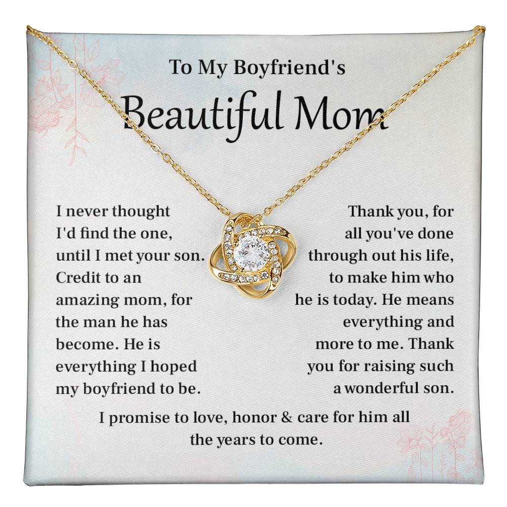 Boyfriend’s Mom Necklace Gift from Girlfriend