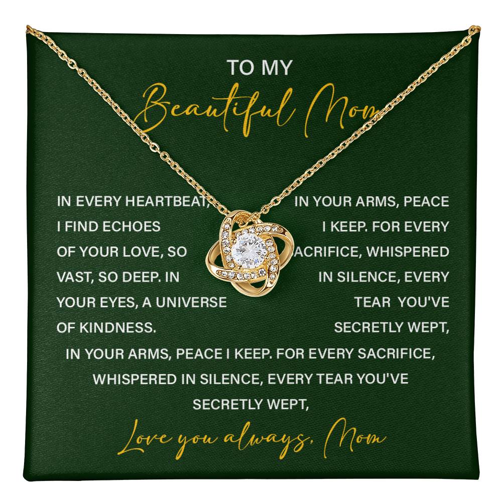 Necklace For Mom From Children With Meaningful Gift Box