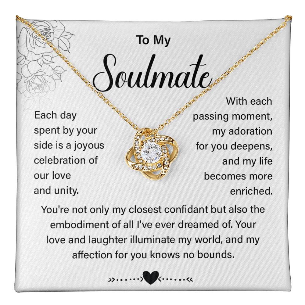 Soulmate Necklace Gift For Wife Or Girlfriend