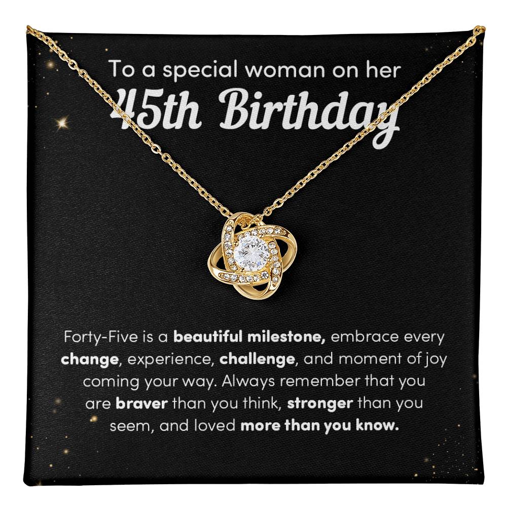 To A Special Woman On Her 45th Birthday Forty-Five Is A Beautiful Milestone