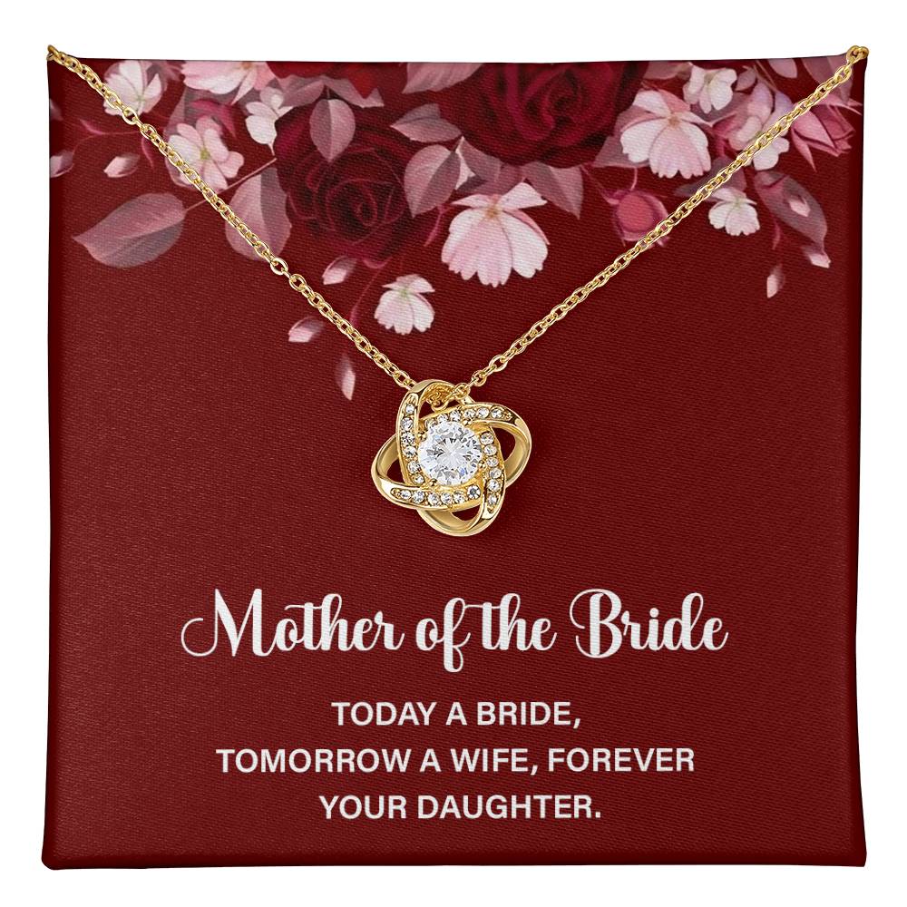 Mother of Bride Gift from Daughter Wedding Card