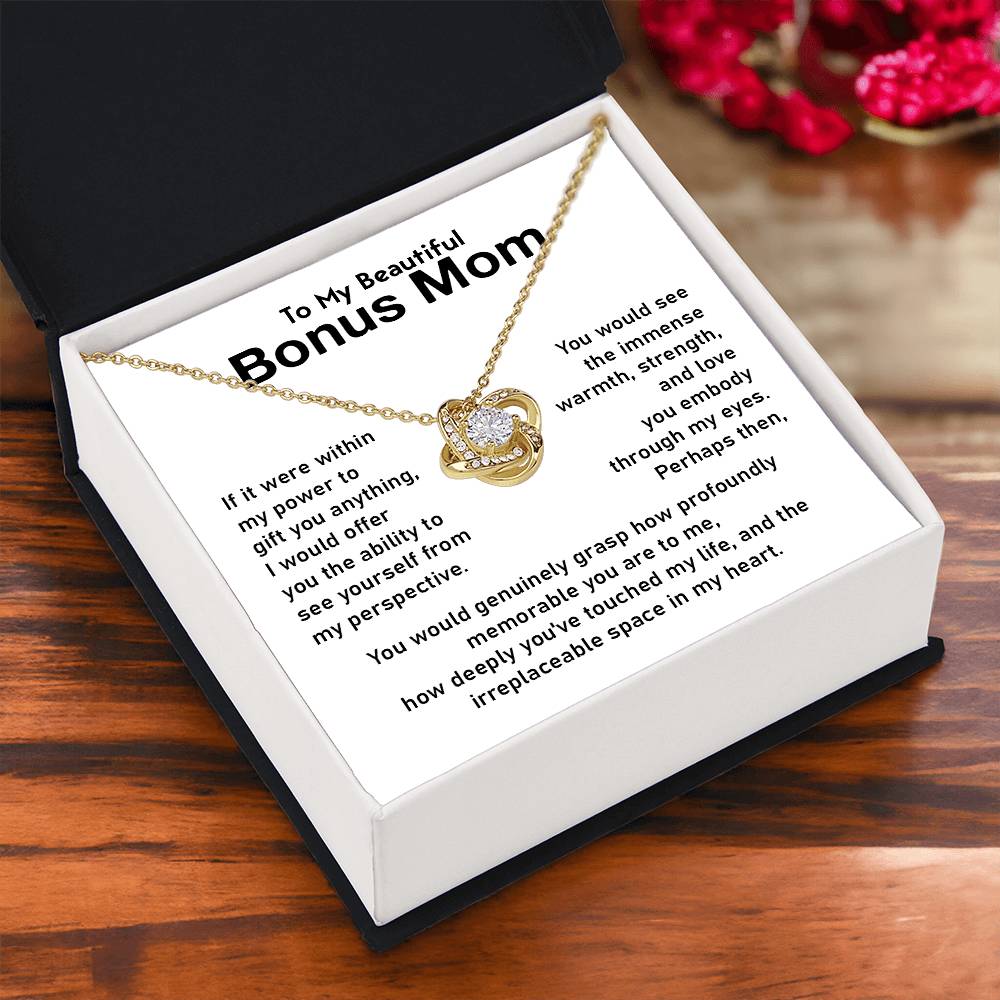 Bonus Mom Jewelry Gift With Emotional Message Card