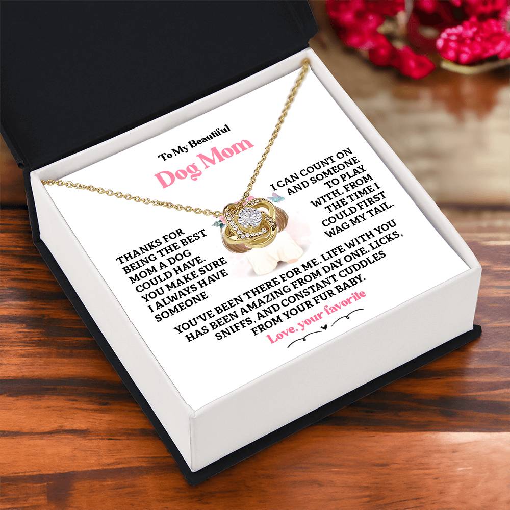 Dog Mom Necklace Gift from Fur Baby – Gift Box