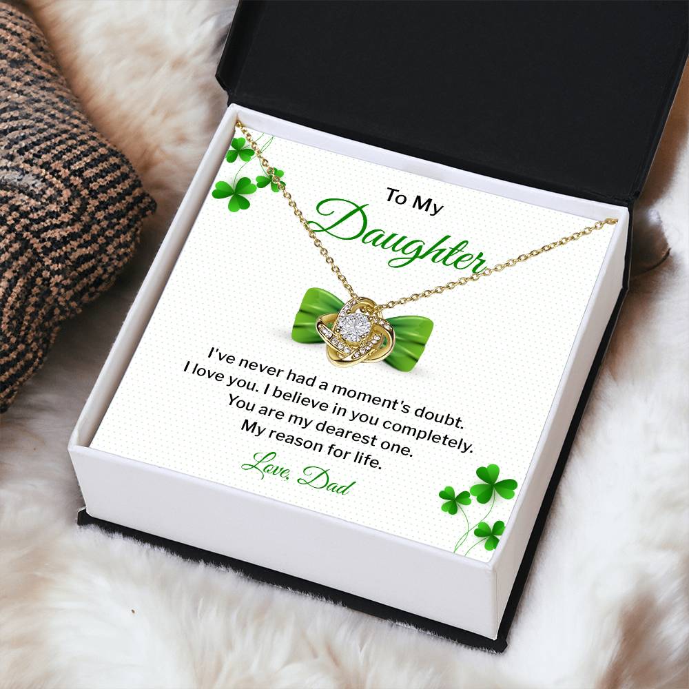 Daughter Gift from Dad – Green Gift Box & Card