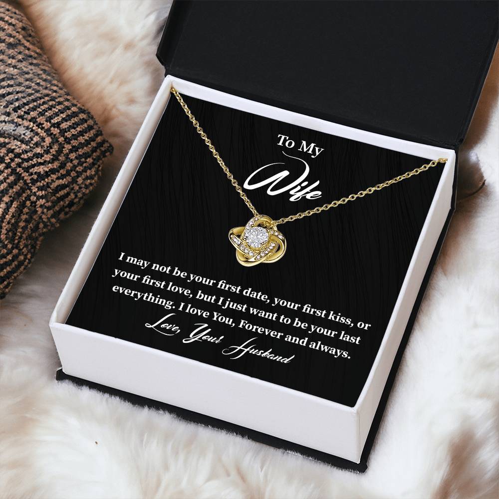 Wife Necklace Gift from Husband with Card & Gift Box