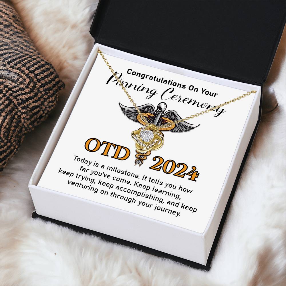 Custom OTD Graduation Necklace Gift for Pinning Ceremony