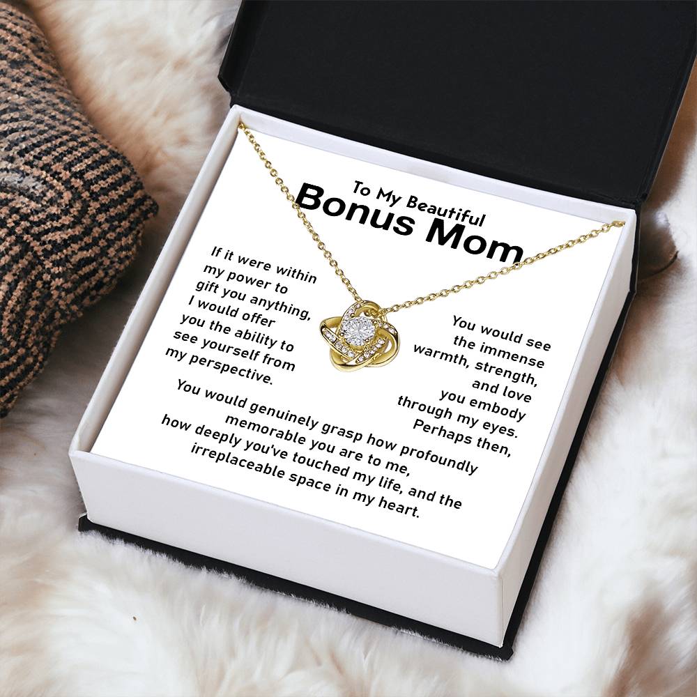 Bonus Mom Jewelry Gift With Emotional Message Card