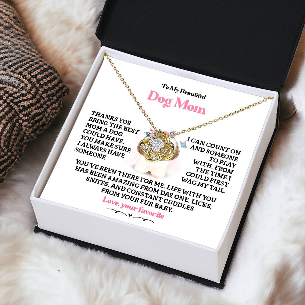 Dog Mom Necklace Gift from Fur Baby – Gift Box