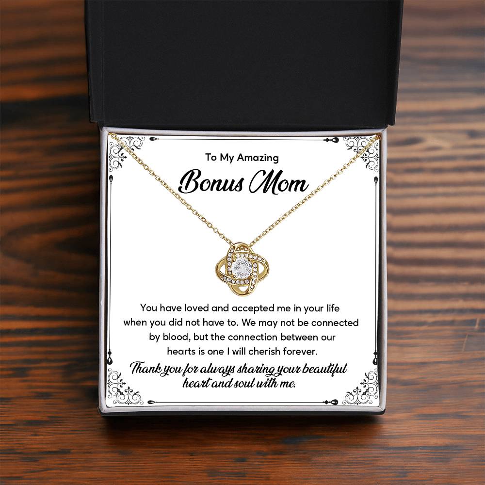 Bonus Mom Necklace Gift from Stepdaughter or Son