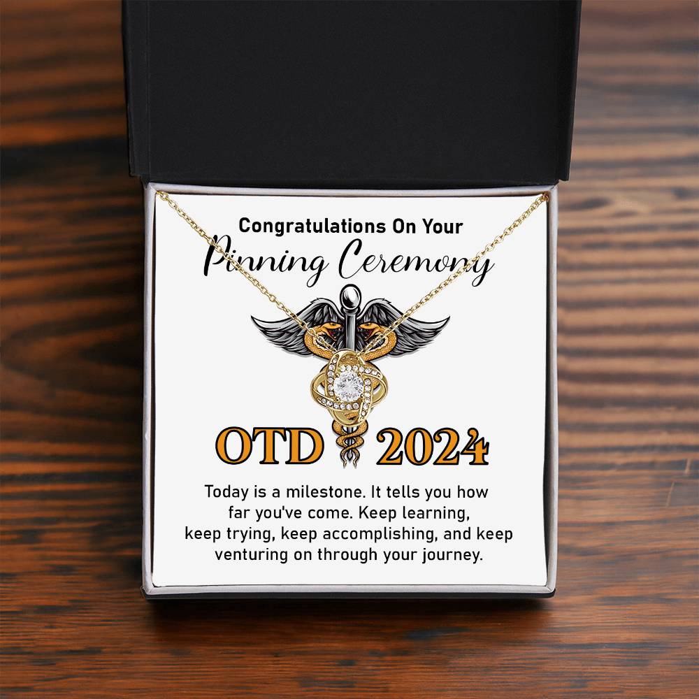 Custom OTD Graduation Necklace Gift for Pinning Ceremony