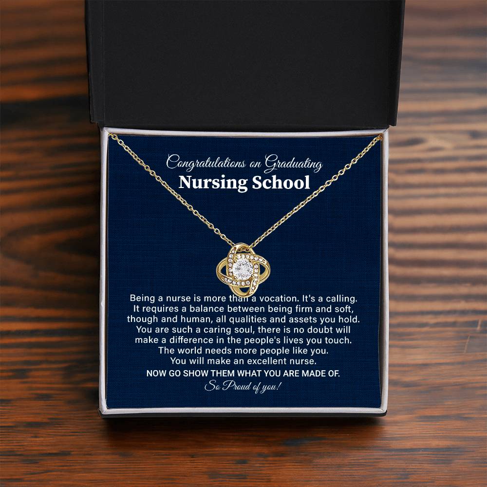 Nursing School Graduation Necklace Gift With Amazing Box
