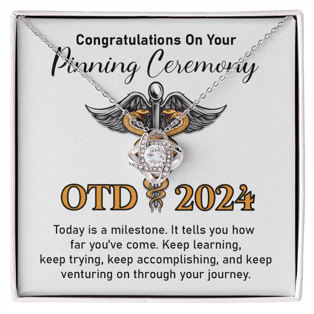 Custom OTD Graduation Necklace Gift for Pinning Ceremony