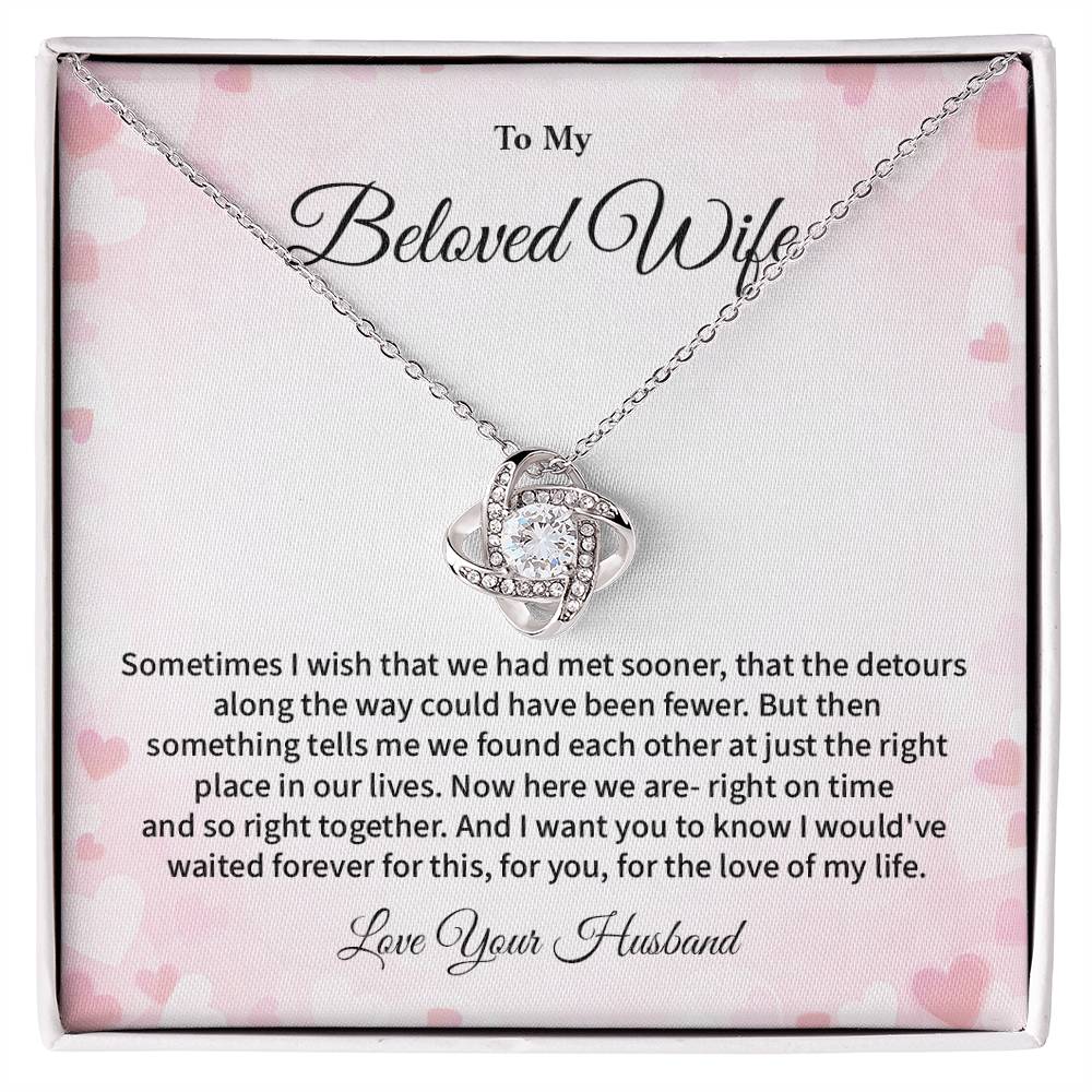 Beloved Wife Necklace from Husband – Sentimental Jewelry Gift Box