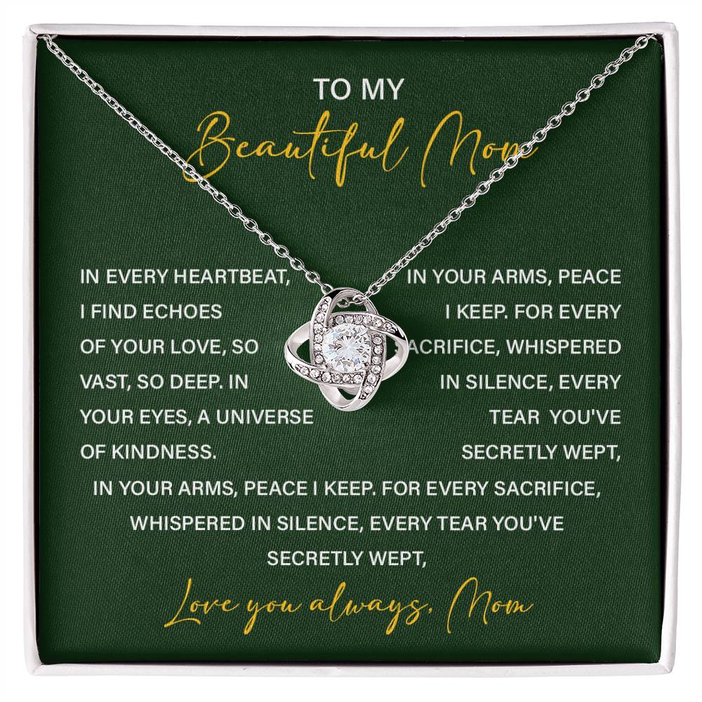 Necklace For Mom From Children With Meaningful Gift Box