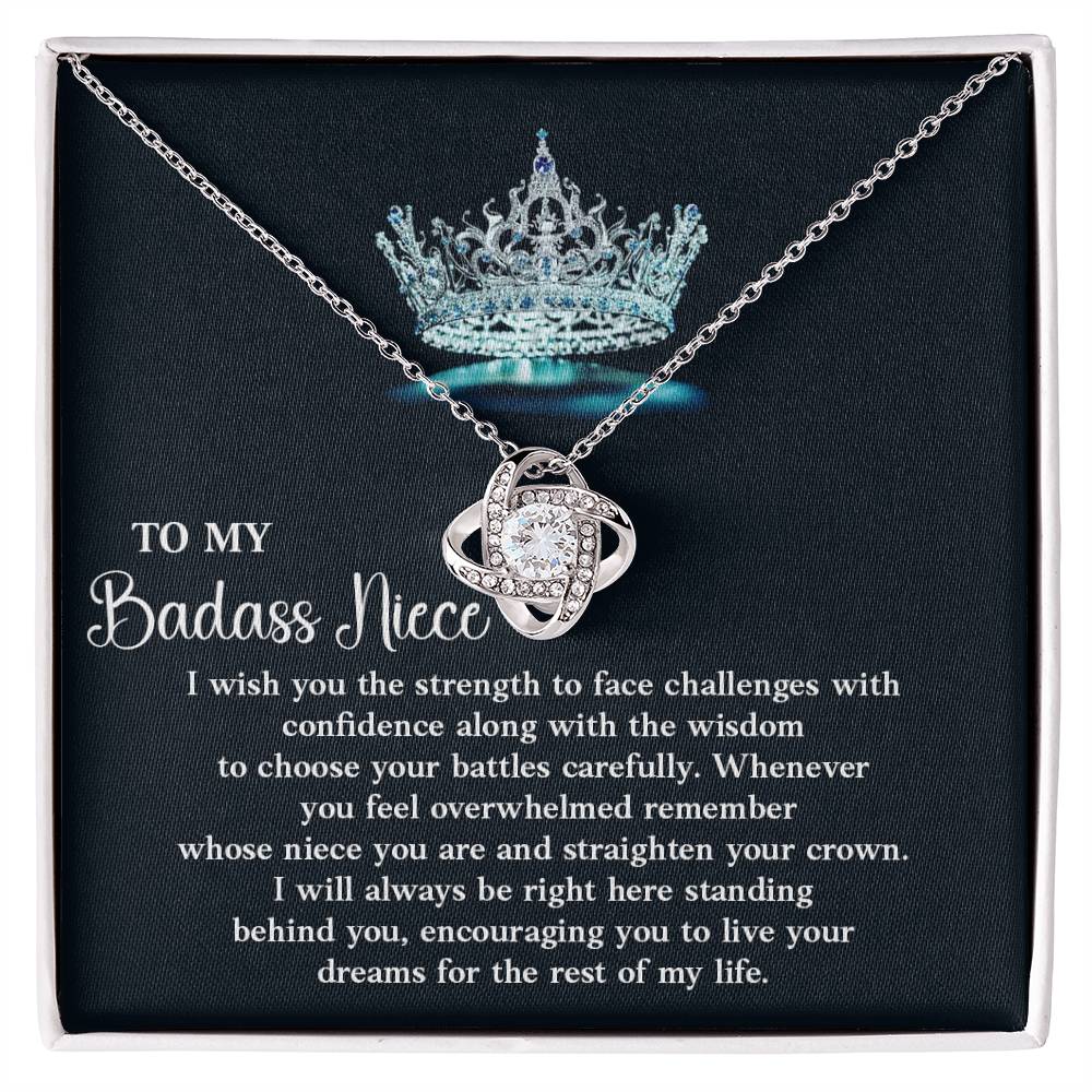 Badass Niece Gift From Aunt or Uncle With Love Message