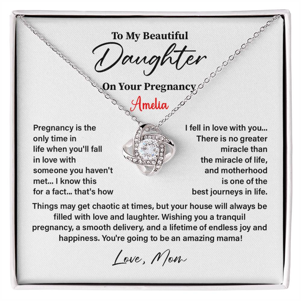 Daughter Pregnancy Gift from Mom – With Gift Card Box