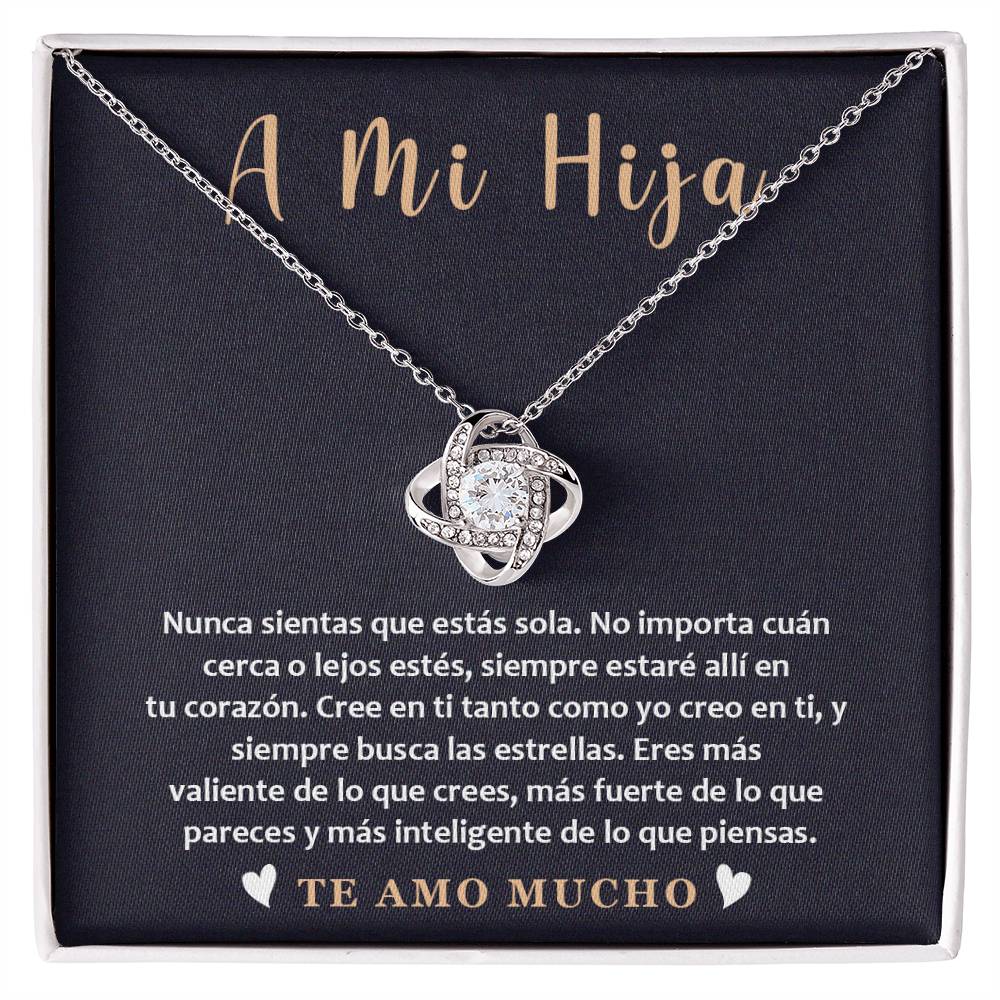 Collar A Mi Hija – Regalo con Mensaje de Amor y Motivación